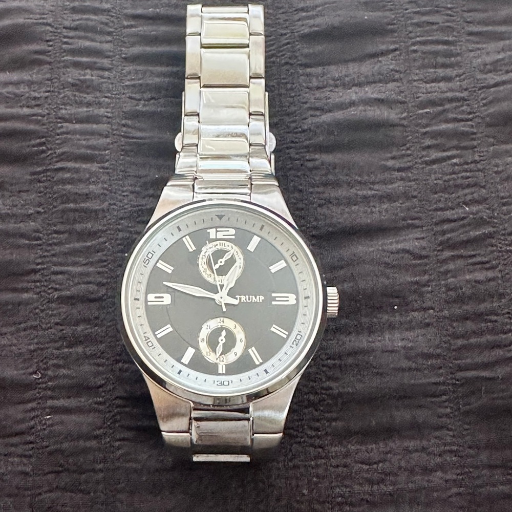 2005 Donald J Trump watch with Black Dial